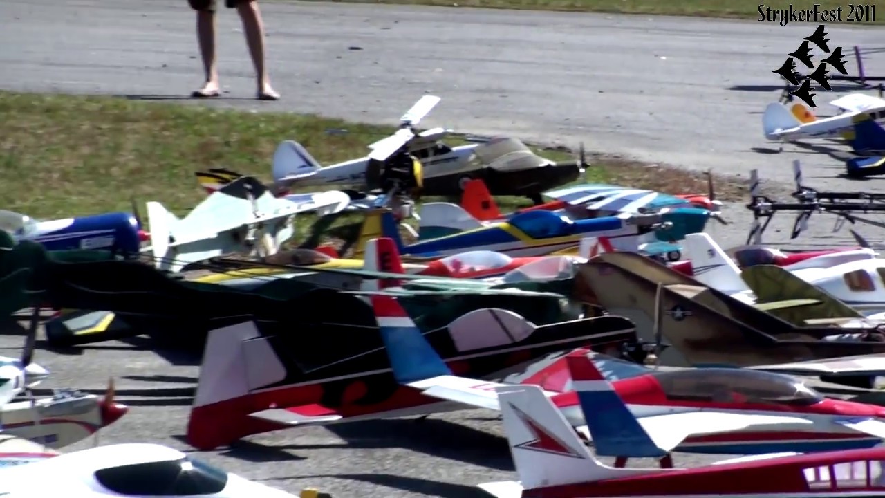 Over 170 RC Aircraft at 4th Annual Independent Kamikaze Fun Fly  Hilights     August 27th 2011