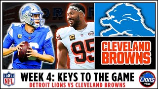 Detroit Lions Pregame Show: NFL Week 4 VS Cleveland Browns