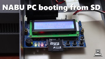 NABU PC booting CP/M from HFE image