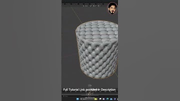 Quick Creation of a Leather Sofa in Blender | Fast-Forward Tutorial #shorts  #blender #sofa