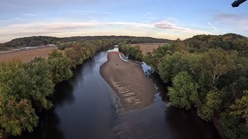 T & G on Tuscarawas River Sand Bar - Ohio Paramotor Trike Adventure #paramotor #flight #flying #2025