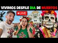 🇲🇽 VIVIENDO el DESFILE de DÍA DE MUERTOS de MÉXICO | ESPAÑOLES REACCIONAN a MEGA DESFILE CDMX 2023