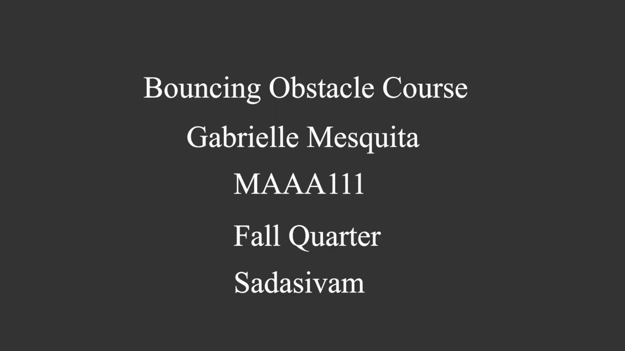 Bouncing Ball Obstacle course - Animation Principles - The Art ...