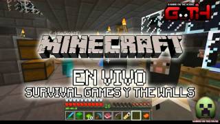 Minecraft Survival Games y THE WALLS #2 (EN VIVO) en Español - GOTH