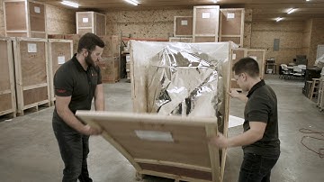 1 - Uncrating - SWF Embroidery Machine: ES Series Compact and Full Size