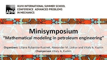 Paderin G. — Minisymposium "Mathematical modeling in petroleum engineering"