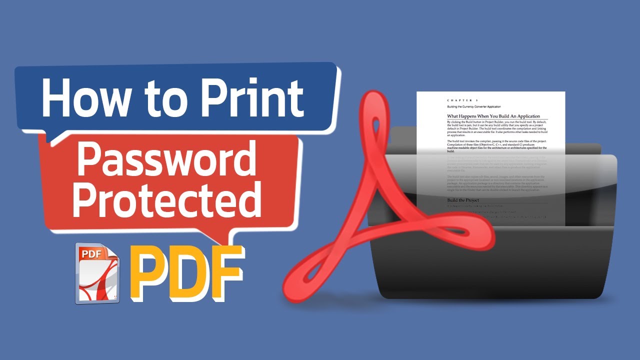 Can I Print Password Protected Pdf