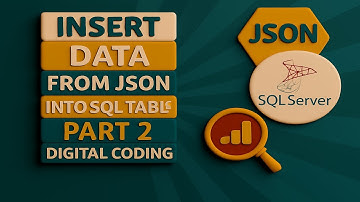 Insert JSON Data into SQL Server Table Using SSMS | SQL Query to Import JSON Easily | JSON Data