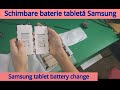 Samsung Tab 3 inlocuire baterie | battery replacement
