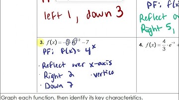 Graphing Exponential Functions Day 2 Video Lesson