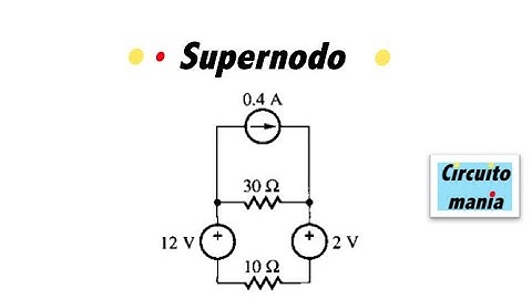 Supernodo - Problema 3.23 "Electric Circuits Fundamentals, Franco"