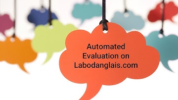 Automated Evaluation on Labodanglais.com