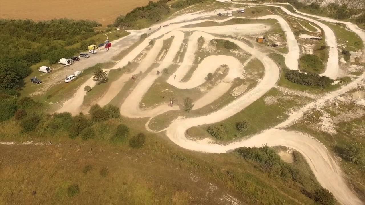 Motocross Sangatte by drone62 - YouTube