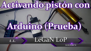 Activando pistón neumático con Arduino (Prueba)