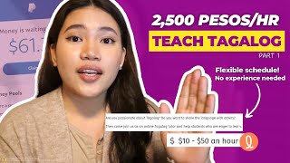 Earn 2,500/hr to Teach Tagalog Online! #teachermarie #earnmoneyonline screenshot 1