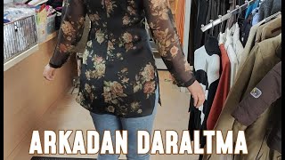 Prati̇k Elbi̇se Daraltma Elbiseyi Arkadan Daraltmak Fermuar Takma