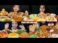 ASMR: Eating Street food eating challenge 😍😋 paratha Pani Puri momo dahi Puri noodles Mukbang
