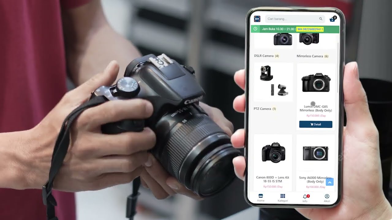 Sewa Alat Kamera Photo Video Lensa Mic di Batam? Batam Multimedia Aja