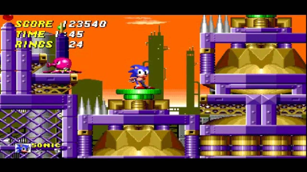 Sonic 2 Oil Ocean Zone 1 Playthrough YouTube