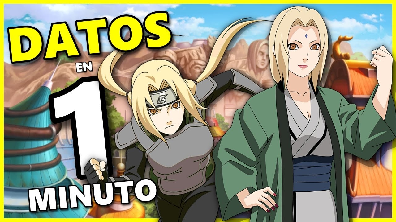 🍥 DATOS DE TSUNADE SENJU EN 1 MINUTO 🕜