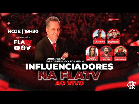 Influenciadores na FlaTv