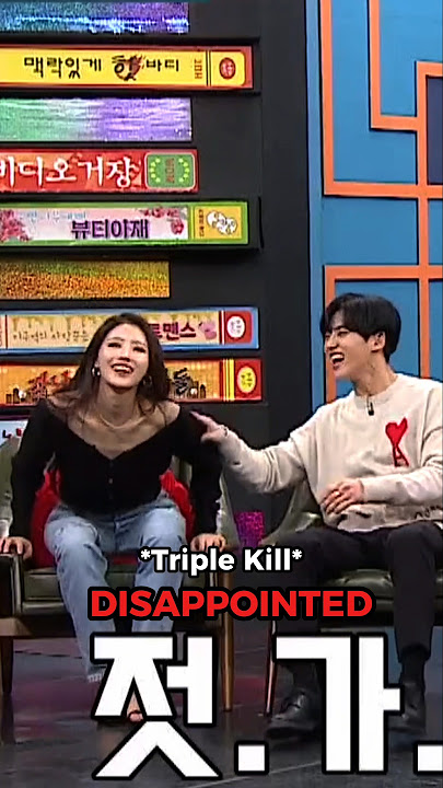 Mijoo's body figure is like a 'CHOPSTICK' (don't hate it's just variety show thingy)