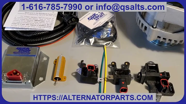 ECM Alternator Voltage Control Bypass kit, External Voltage Regulator for Chrysler, Dodge, Jeep