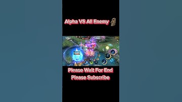 1vs5 Alpha Vs All Enemy #alpha #mobilelegends #ml2b #mlbb #gameplay #tutorial #funnymoment #shorts