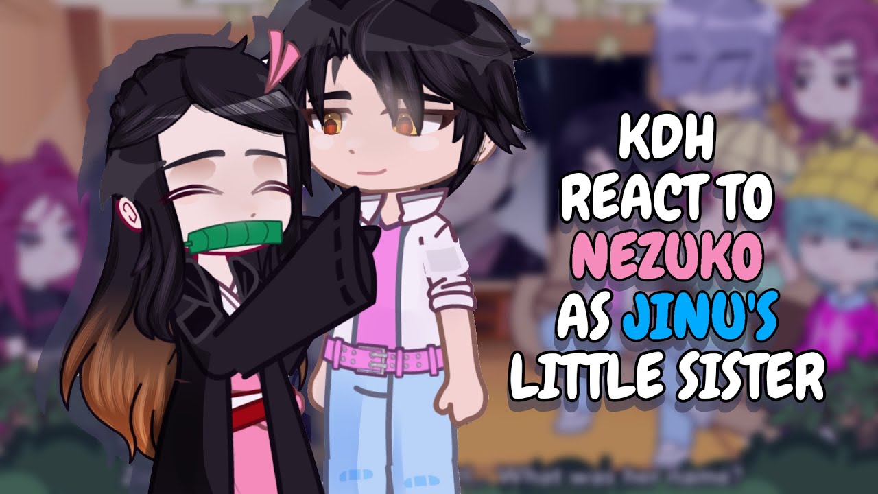KPop Demon Hunters React To Nezuko As Jinu's Sister || Gacha React