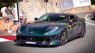 Supercars in Monaco  #CSATW599 | Aventador SVJ, 812 Competizione Aperta, Veyron SS, Huracan Tecnica