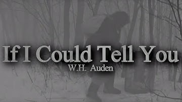 If I Could Tell You | W.H. Auden (Poem)