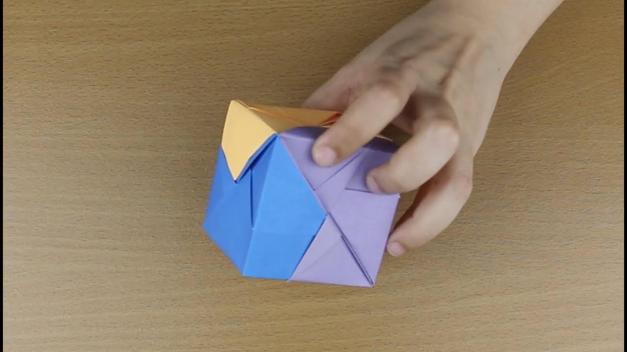Origami 6 Unit Cube YouTube