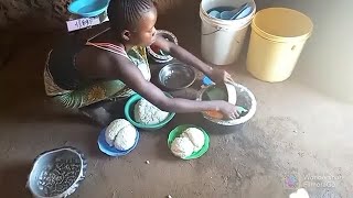 12 Year Old girl Who Does All Housework And Provides for Her Family In An African Village