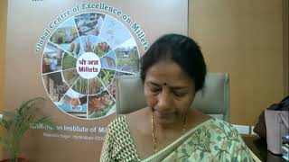 Inaugural Address- Webinar on Millet Momentum - "Harnessing the Power of Millet Processing"