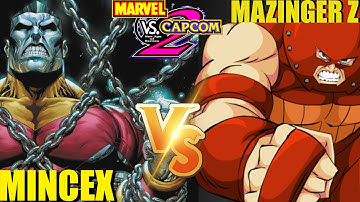 MvC2 Mvci Umvc3 MAZINGER Z vs MINCEX (Fightcade) pt 3