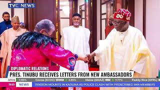 President Tinubu Receives Letters Of Credence From New Ambassadors Of Australia, Jamaica, Romania