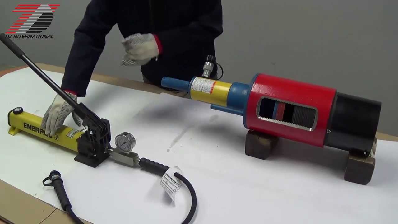 DEMONSTRATION OF TDI FCR MANUAL & HYDRAULIC INSERTION TOOL (TD