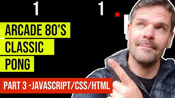 Video 3 - Create the classic arcade game Pong with vanilla javaScript, CSS and HTML - Skilz4umedia