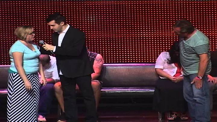 Hypnotized Lady curses at a Foreign Martial Artist on Stage!