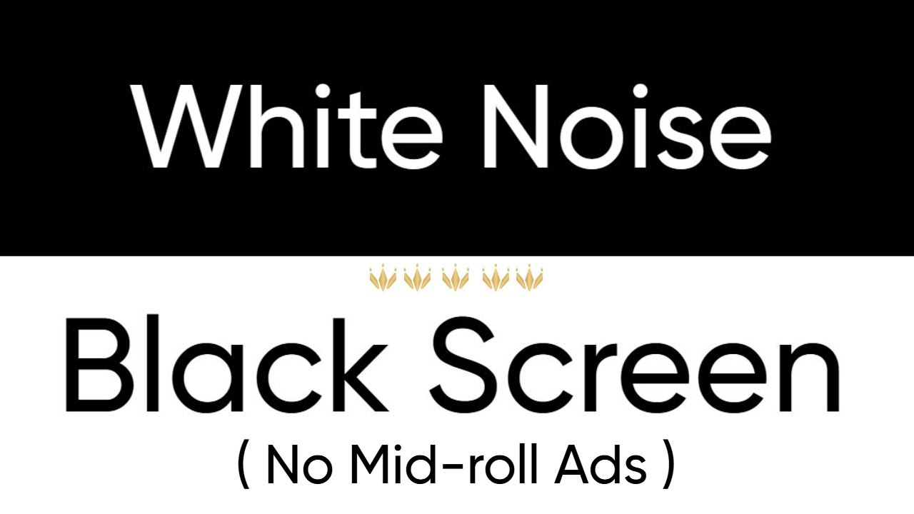 White Noise | Black Screen | No Ads | 12 Hours of Quiet Mind Ambience for Relaxation and Sleep