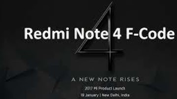 (Ended)Small Giveaway - Redmi Note 4 (64+4 GB) F-Code.