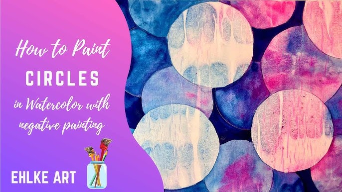 Watercolour Negative Painting Tutorial — Louise De Masi