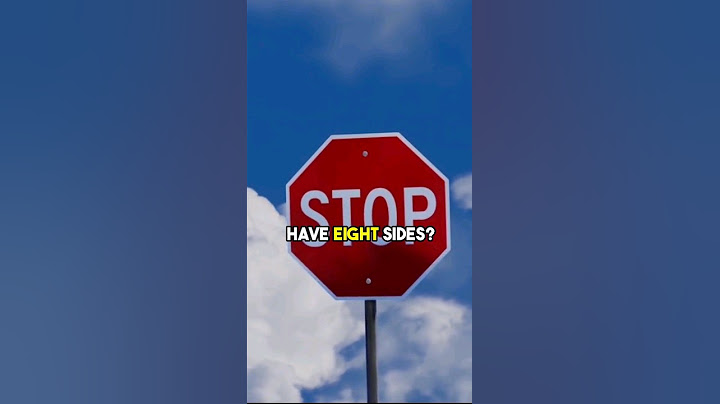 Why do stop signs have 8 sides? 🛑 #shorts
