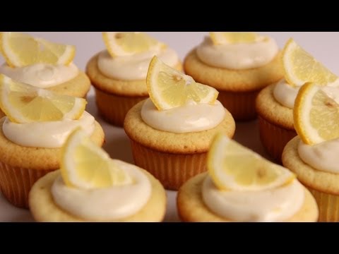 Homemade Lemon Cupcakes Recipe - Laura Vitale - Laura in the Kitchen Episode 368