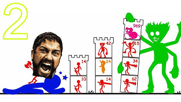 Stick Hero Tower Defense - Gameplay Walkthrough Part 2 - All Levels (Android, iOS)