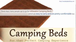 Camping Beds For That Perfect Camping Experience