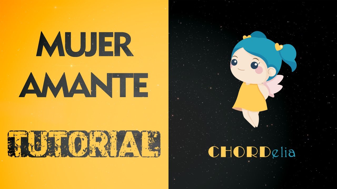 MUJER AMANTE - RATA BLANCA ⭐️ Guitarra | Tutorial | Cover | Acordes | Tab  🟡 CHORDelia - YouTube