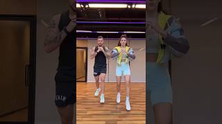 DANCE with WORKOUT #natasastankovic with her #gym partner #shorts #fitness