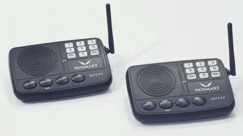 Best Deal wireless intercom & Hosmart Wireless Intercom System 1/2 Mile Long Range 7-Channe
