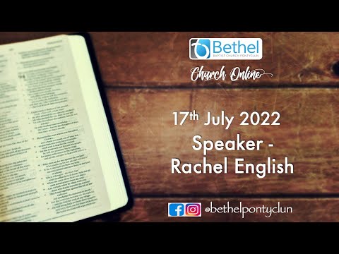 Bethel Online | Sunday 17th July 2022 | Rachel English (Subtitled)